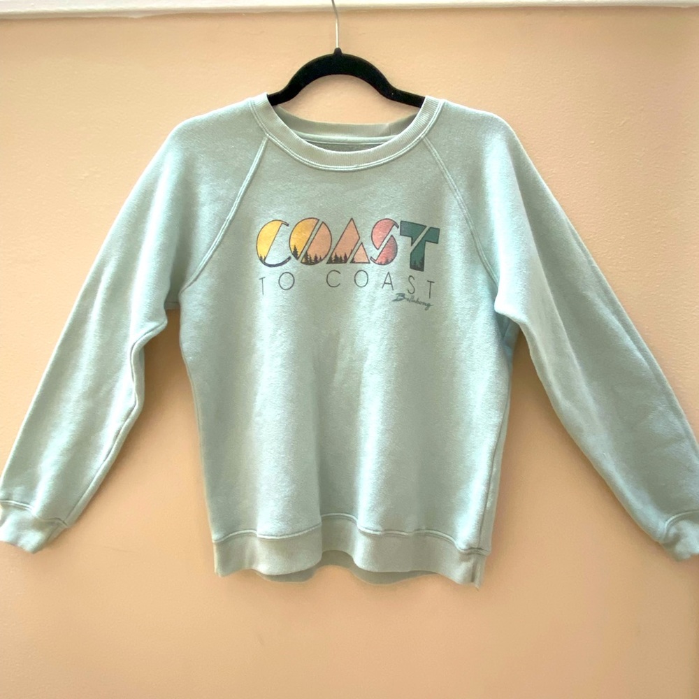 Juniors Medium, Billabong blue COAST sweatshirt